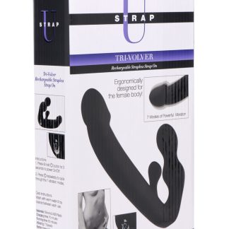 Tri-Volver Rechargeable Strapless Strap On