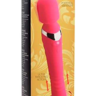 Ultra Thrusting and Vibrating Silicone Wand