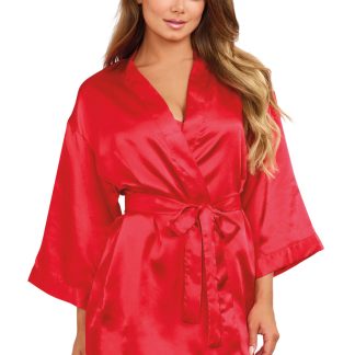 Robe, Chemise, Padded Hanger - Small - Red