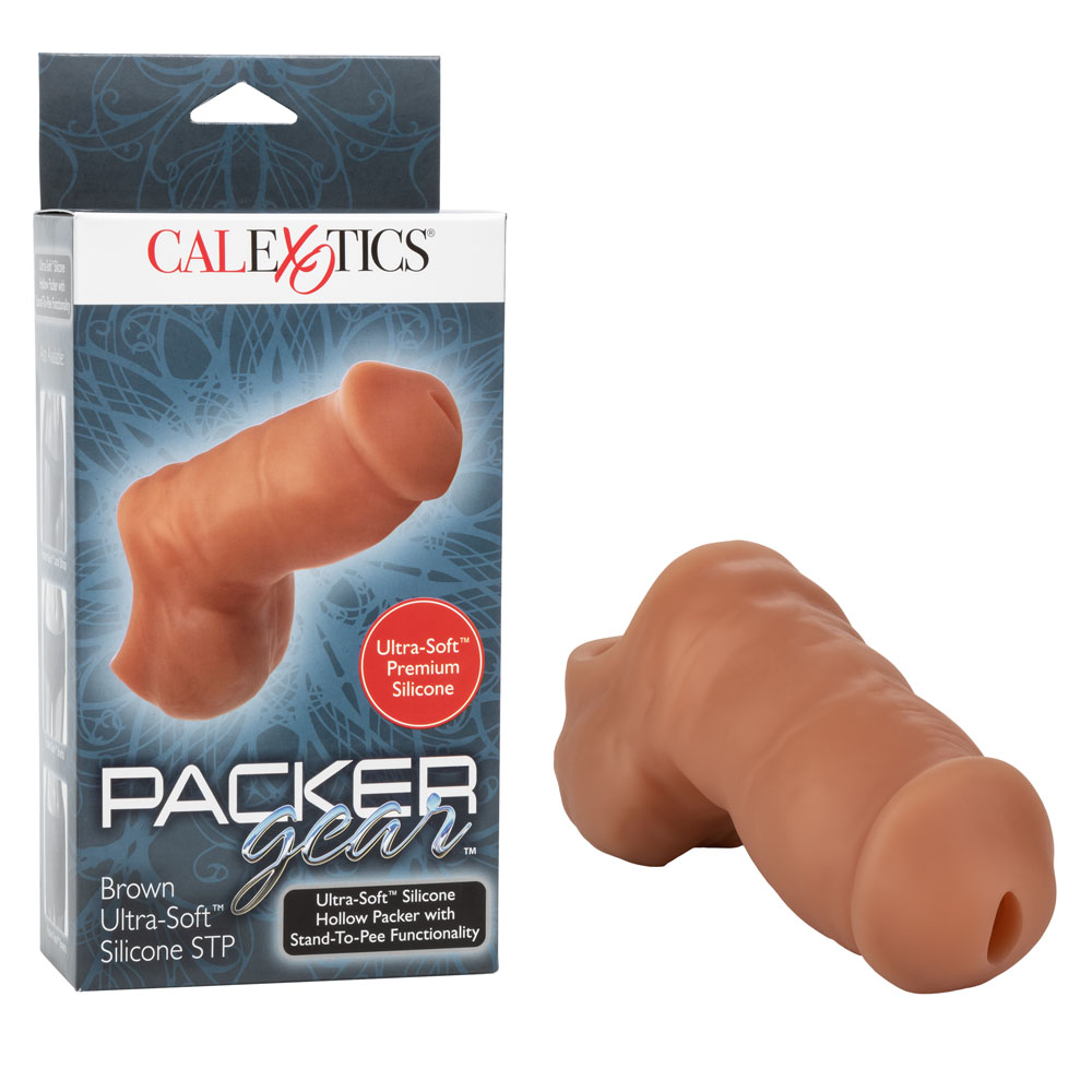 Packer Gear 4 Inch Ultra-Soft Silicone Stp Packer - Brown
