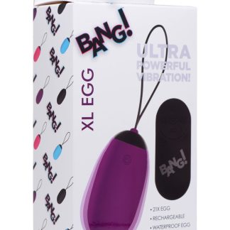 Bang XL Silicone Vibrating Egg - Purple