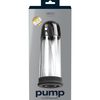 Pump Rechargeable Vacuum Penis - Just Black