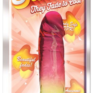 Shades - 8 Inch Gradient Dong - Pink and Yellow