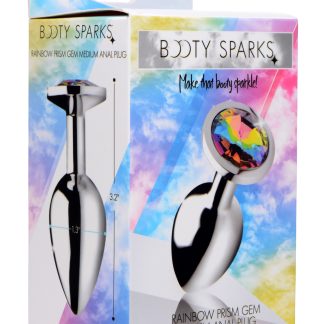 Rainbow Prism Gem Anal Plug - Medium