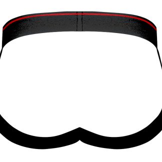 Retro Sport Panel Jock - S/ M - Black/ Red