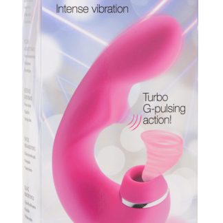 Shegasm 5 Star 10x Tapping G-Spot Vibe With Suction - Pink