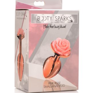 Pink Rose Gold Anal Plug - Small