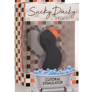 Sucky Ducky Silicone Clitoral Stimulator - Black