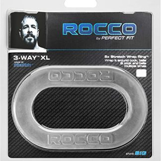 The Rocco 3-Way XL Wrap Ring - Clear