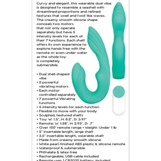 Strapless Seashell - Teal