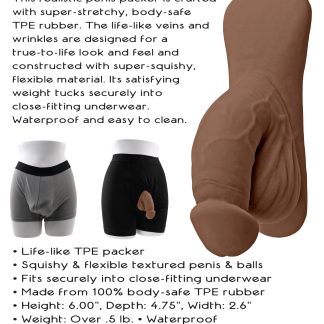 4 Inch Silicone Packer Dark