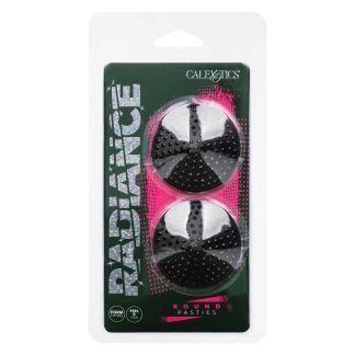 Radiance Round Pasties - Black