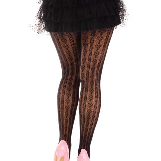 Sweetheart Stripedtights - Os - Black