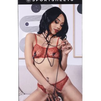 Saffron Nipple to Clit Set - Black