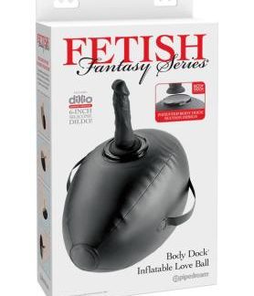 Fetish Fantasy Series Body Dock Inflatable Love Ball- Black