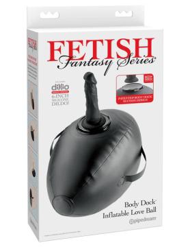 Fetish Fantasy Series Body Dock Inflatable Love Ball- Black