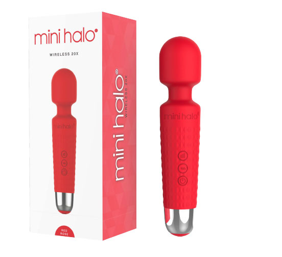 Mini Halo Red Rose
