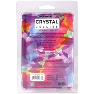 Crystal Jellies - Performance Ring Set Pink