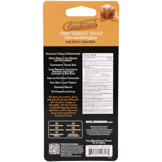 Goodhead - Deep Throat Spray to-Go - Salted Caramel - .30 Fl. Oz.