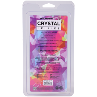 Crystal Jellies - Novice Pop Plug - 4 Inch Pink