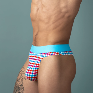 Soo Cumfy Gingham Thong Gingha Small Medium